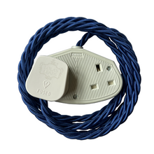 Load image into Gallery viewer, Lola&#39;s Leads Fabric Extension Cable in Cobalt