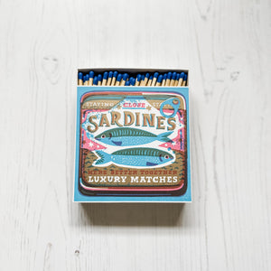 Luxury Square matches from Archivist Gallery, Blue Tipped
