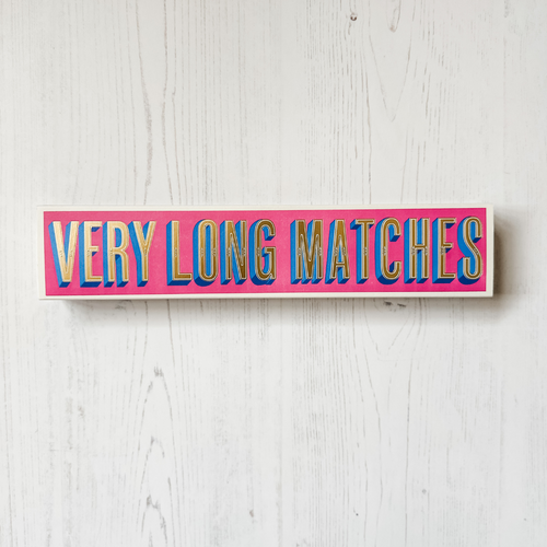 Very Long Matches from The Archivist Gallery in hot pink
