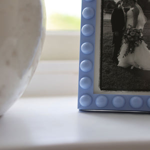 Handcrafted Bobbin A4 Photo & Picture Frame in Cornflower Blue