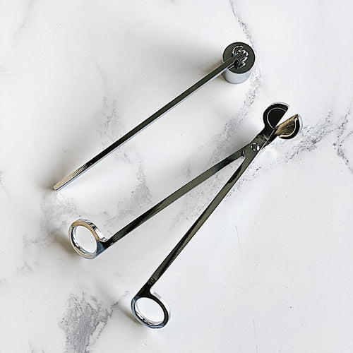 Chrome Candle Snuffer & Wick Trimmer